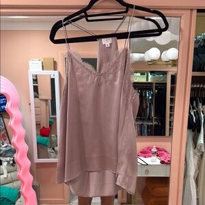 Cami NYC Brown Asymmetrical Sleeveless Camisole